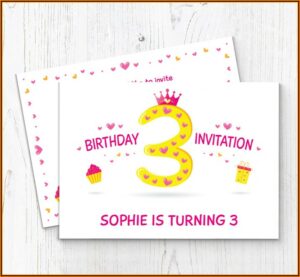 Online Princess Birthday Invitations