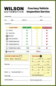 Pre Trip Post Trip Inspection Forms