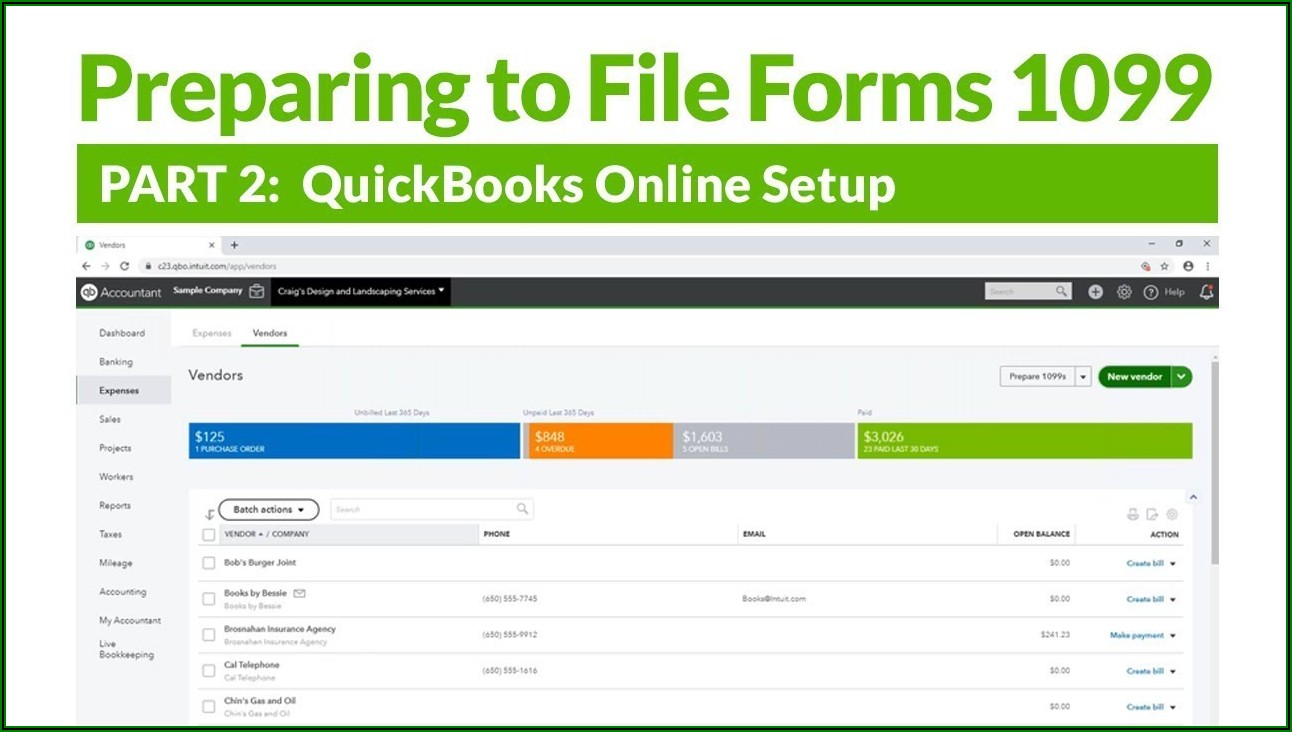 Preparing 1099 Forms Online