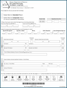 Printable 1040 Income Tax Form