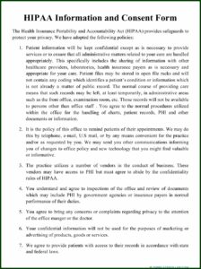 Printable Dental Hipaa Form Pdf