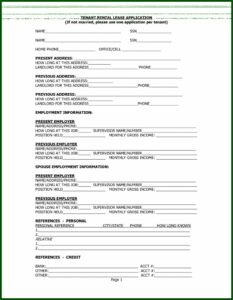 Rental Free Lease Agreement Forms To Print