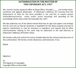 Revocable Power Of Attorney Format