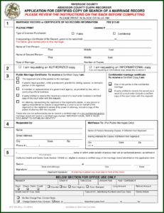 Riverside County Divorce Filing Fees
