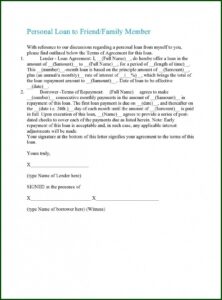 Simple Loan Contract Sample