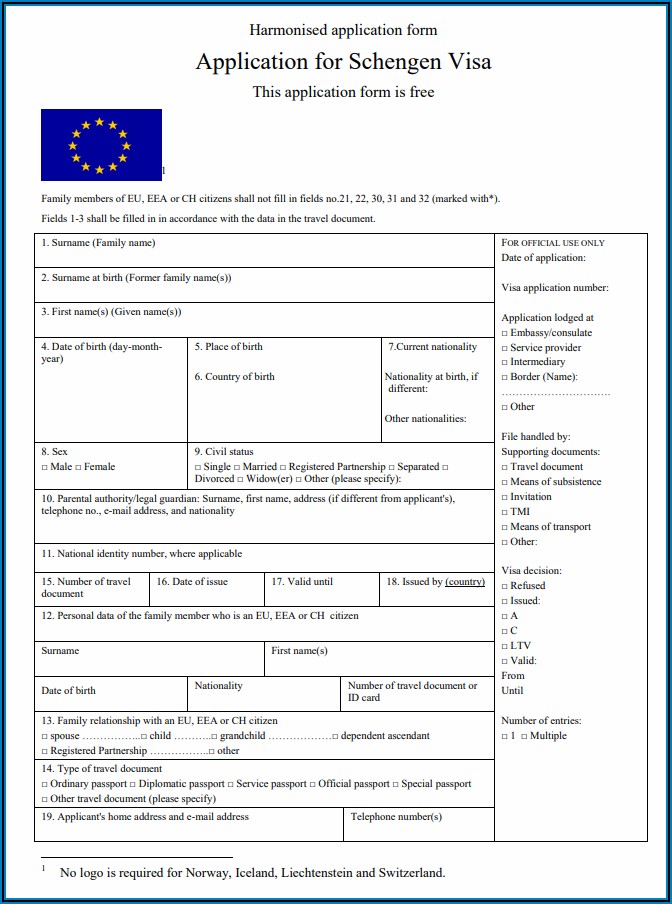 Uk Embassy Visa Application Form Download