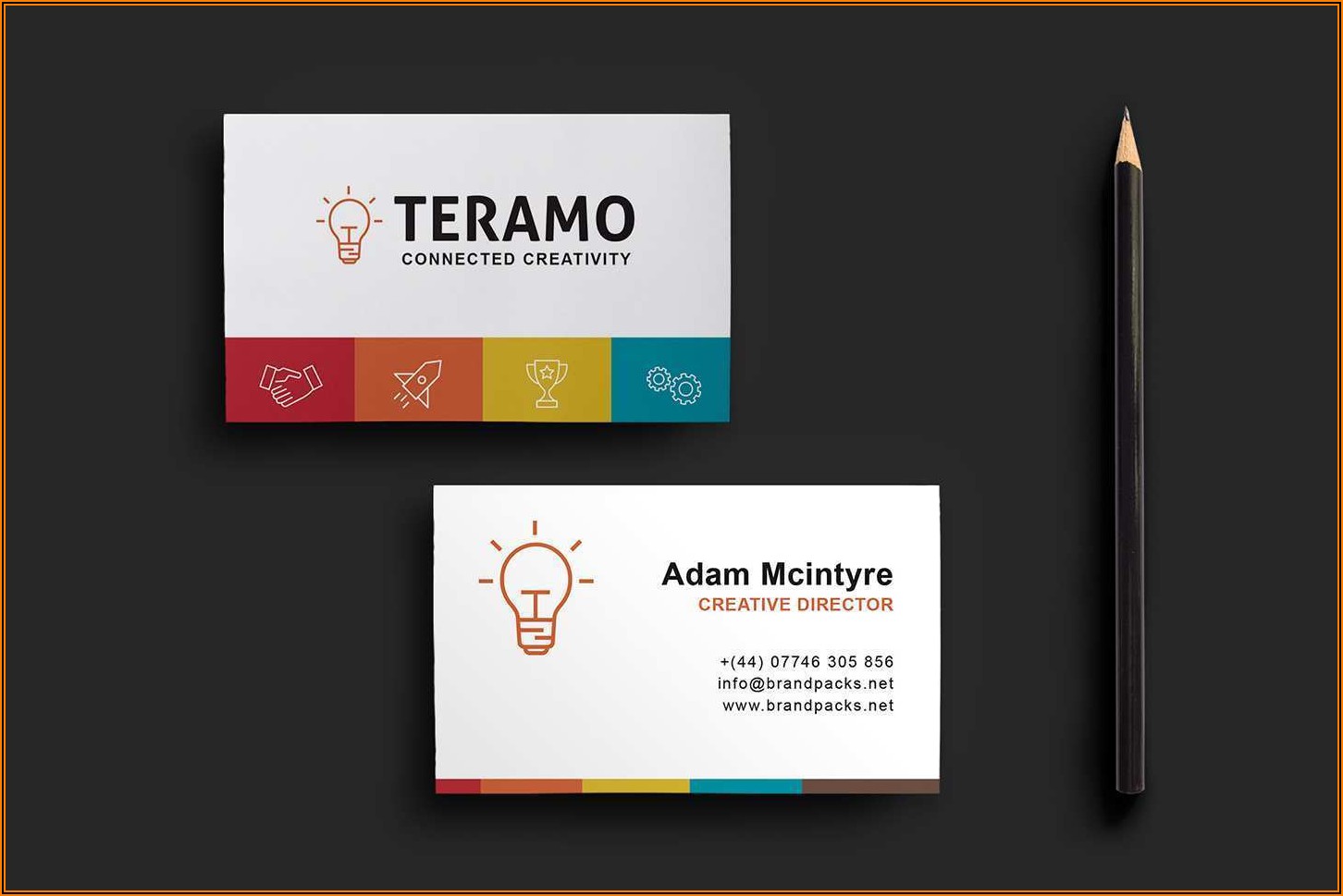 2 Sided Business Card Template Publisher