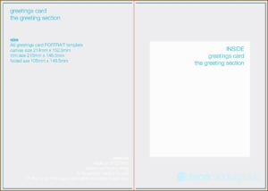 5x7 Greeting Card Template