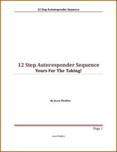 Autoresponder Message Sample