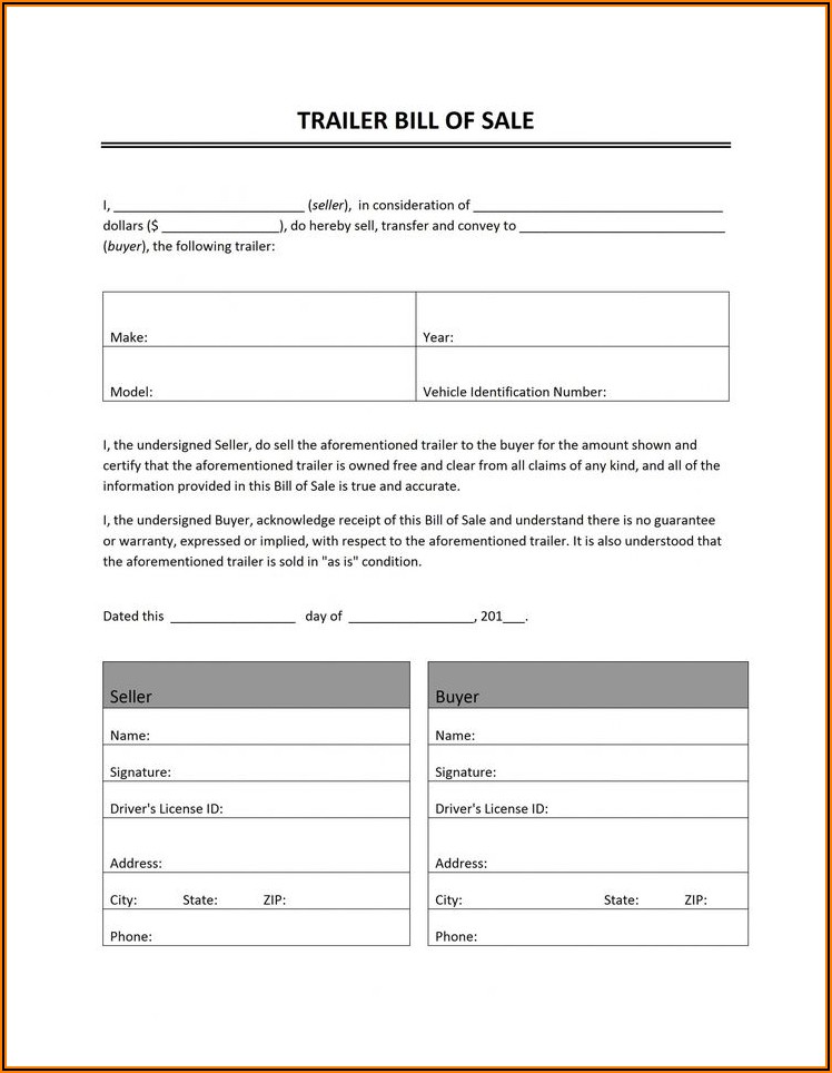 Boat Sale Agreement Form