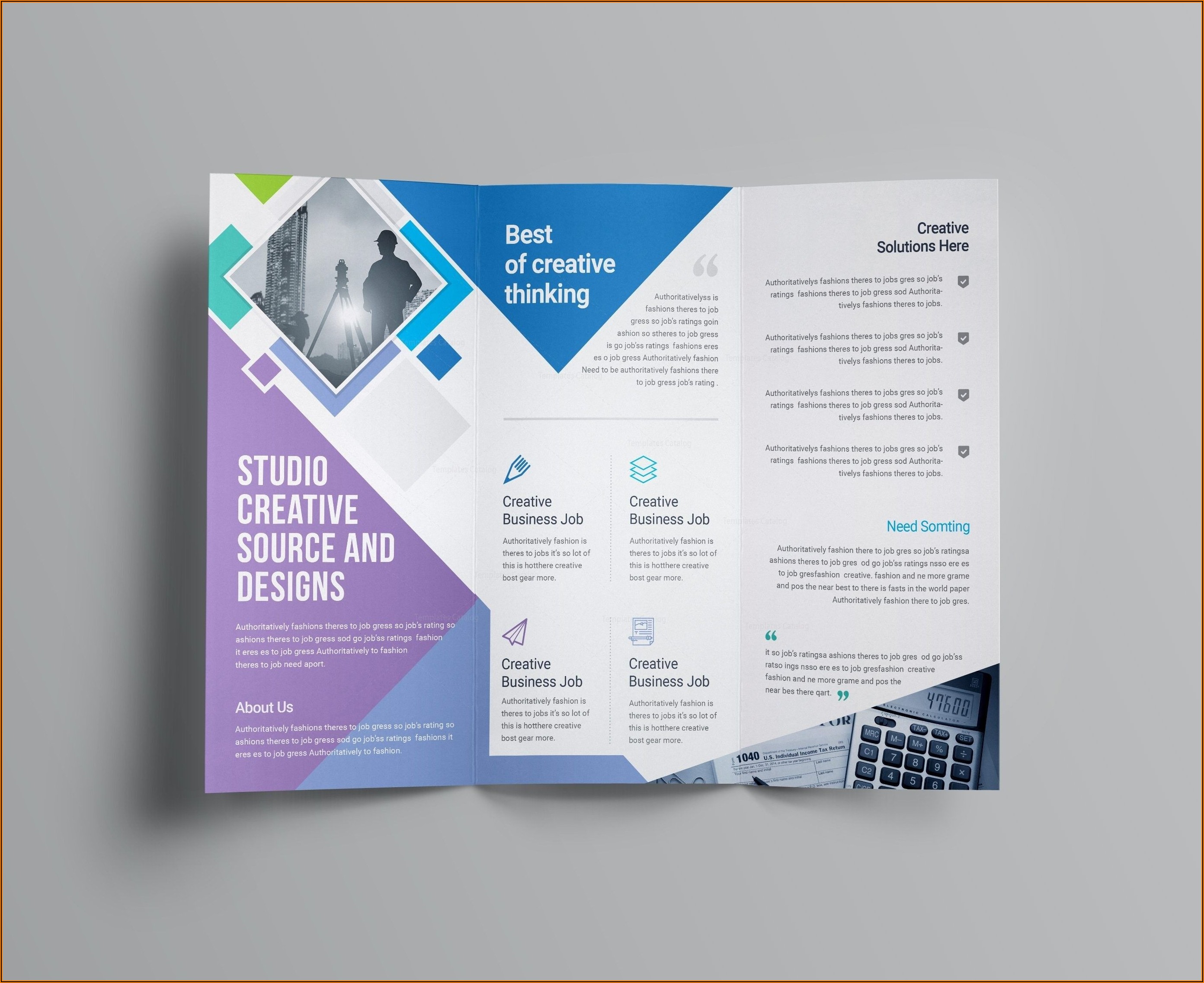 Business Tri Fold Brochure Templates