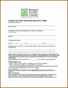 Charity Donation Letter Template