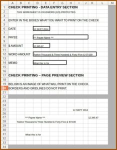 Cheque Printing Format In Word Free Download