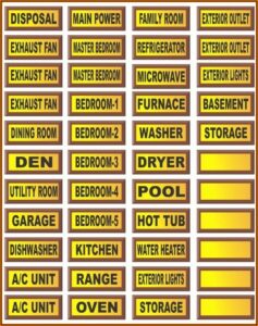 Circuit Breaker Panel Label Template Freeware