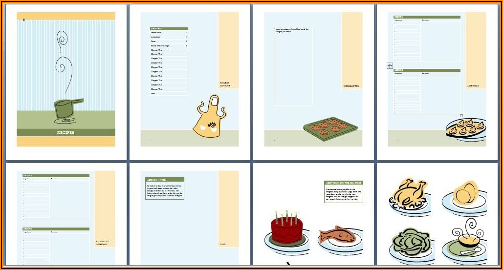 Cookbook Recipe Template For Word