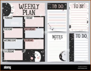 Daily Schedule Planner Template