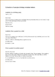 Email Birthday Invitations Templates Free