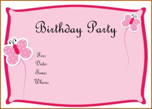 Email Birthday Invites Free