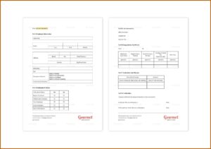 Employee Payroll Form Template