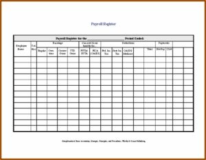Employee Payroll Template