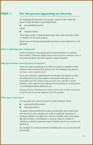 Enduring Power Of Attorney Template Nsw