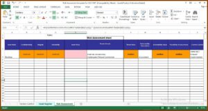 Enterprise Risk Assessment Template Excel