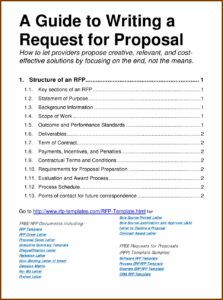 Erp Rfp Sample