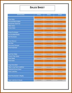 Excel Profit And Loss Template Free