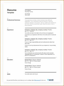 Free Resume Templates Download Pdf
