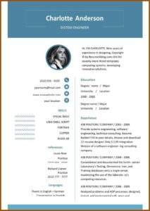 Free Resume Templates Microsoft Word 2020