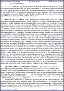 Free Triple Net Lease Agreement Form