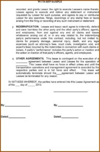 Free Vehicle Lease Agreement Template