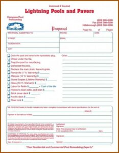 General Contractor Invoice Template Free