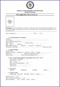 Germany Online Visa Application Form Ghana