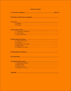 Hairdressing Business Plan Template