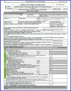 Income Tax Filing Form Number
