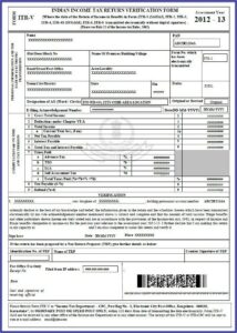 Income Tax Filing Format