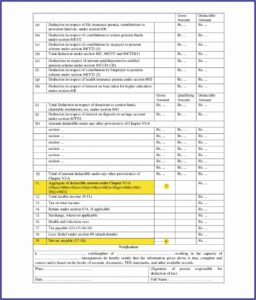 Income Tax Return Form 16a Pdf