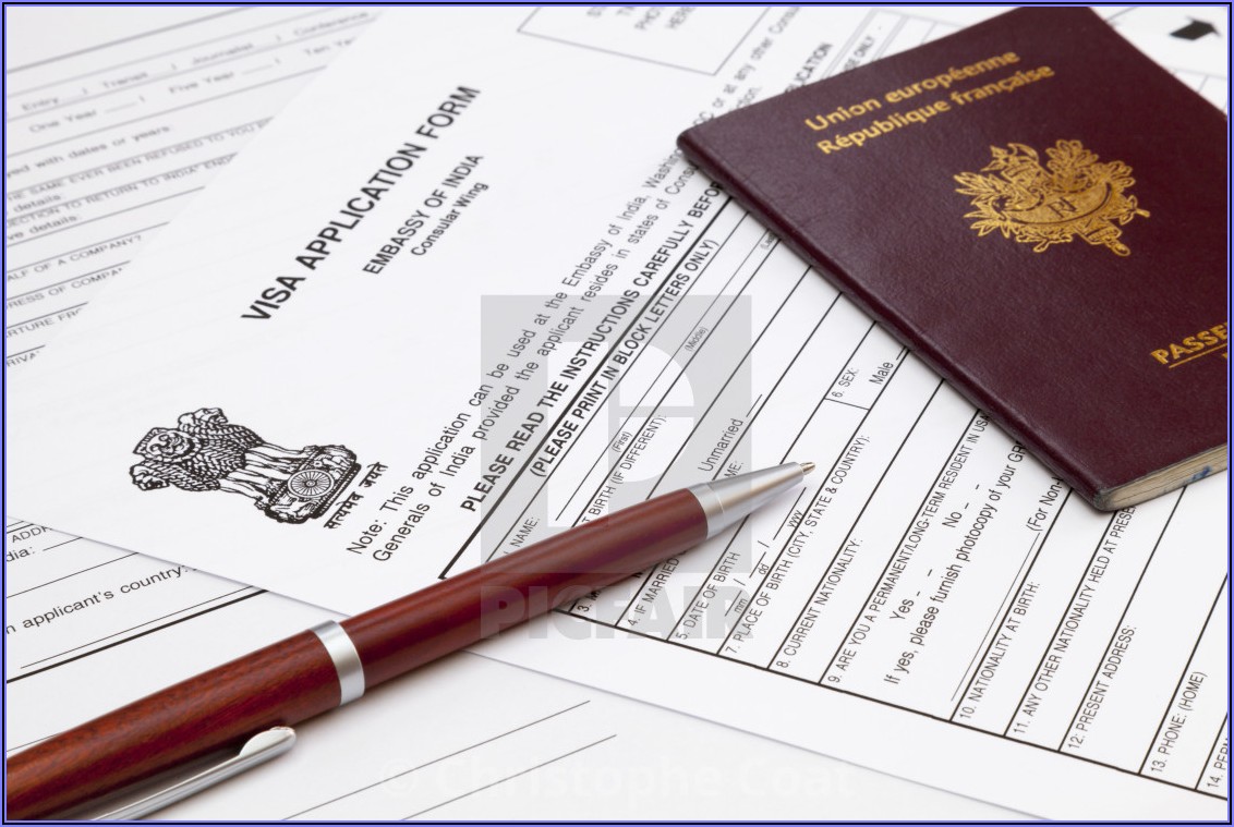 Indian Visa Application Print