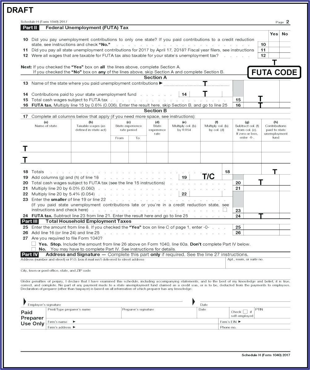 Individual Income Tax Return Form 2017