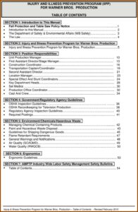 Injury And Illness Prevention Program Sample For Construction