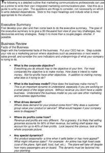 Integrated Marketing Communications Plan Outline