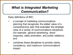 Integrated Marketing Plan Sample