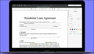 Landlord And Tenant Lease Agreement Form