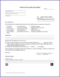 Landlord Termination Of Lease Agreement Letter Sample