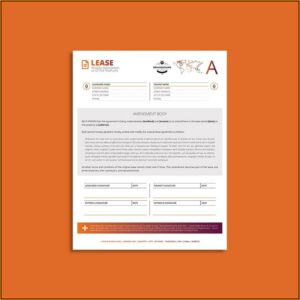 Lease Amendment Template Us