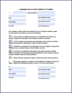 Louisiana Power Of Attorney Revocation Form