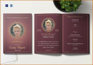 Memorial Brochure Template