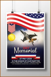 Memorial Flyer Templates