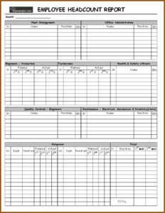 Monthly Expense Sheet Template Excel